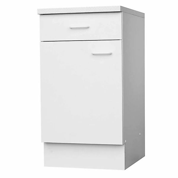 Unterschrank Top weiß matt B/H/T: ca. 50x85x60 cm günstig online kaufen