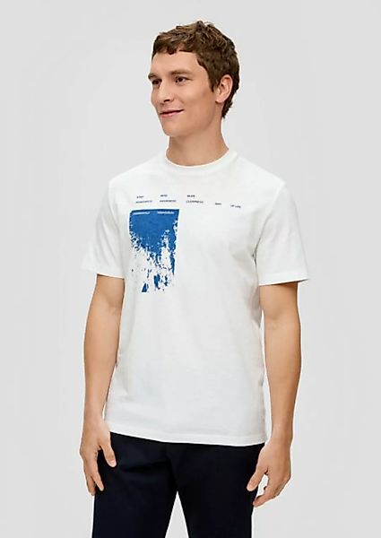 s.Oliver Kurzarmshirt T-Shirt mit Rundhalsausschnitt Artwork günstig online kaufen