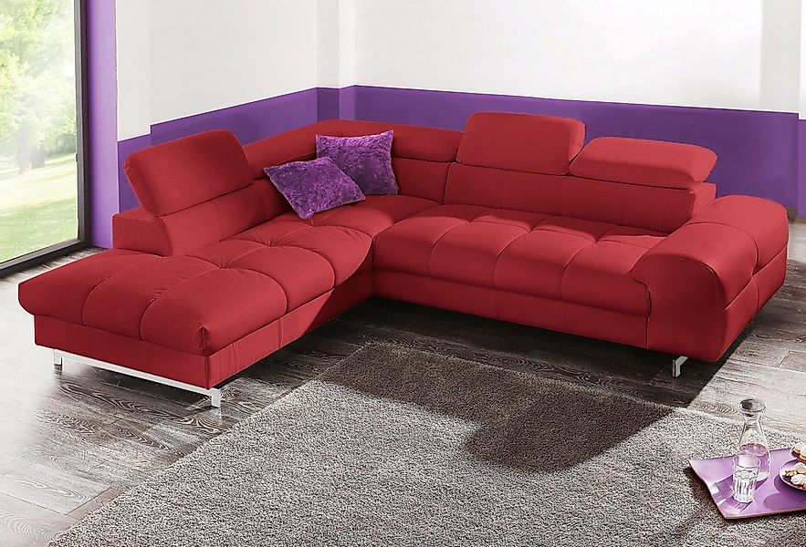 COTTA Polstergarnitur "Chef L-Form", (Set), Set bestehend aus: Ecksofa mit günstig online kaufen