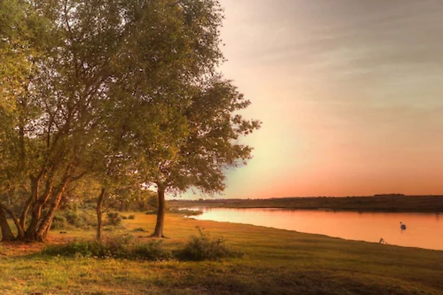 Papermoon Fototapete »Landschaft am Fluss« günstig online kaufen