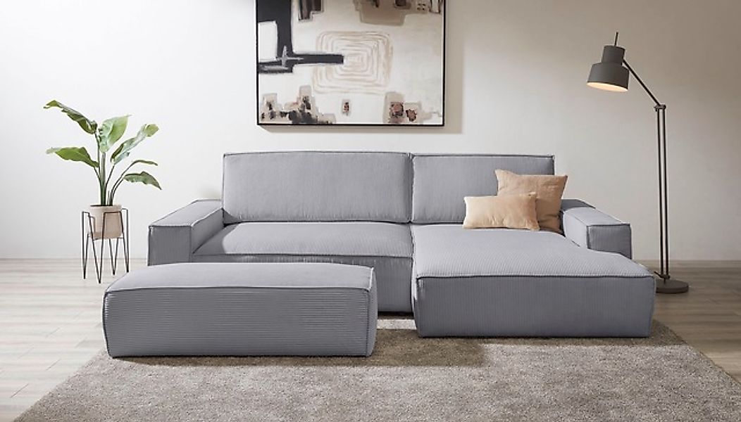 Home affaire Polsterecke »SHERWOOD XXL tief, L-Form, Schlaffunktion, Bigsof günstig online kaufen