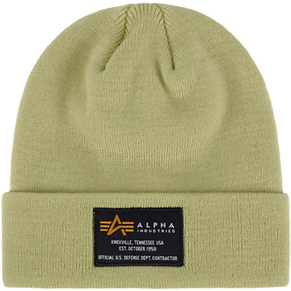 Alpha Industries  Hut Crew Beanie - stratos günstig online kaufen