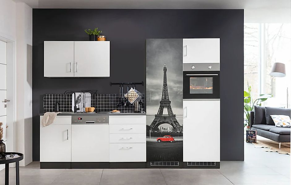 KOCHSTATION Küchenzeile »KS-Paris«, ohne E-Geräte, Breite 290 cm günstig online kaufen