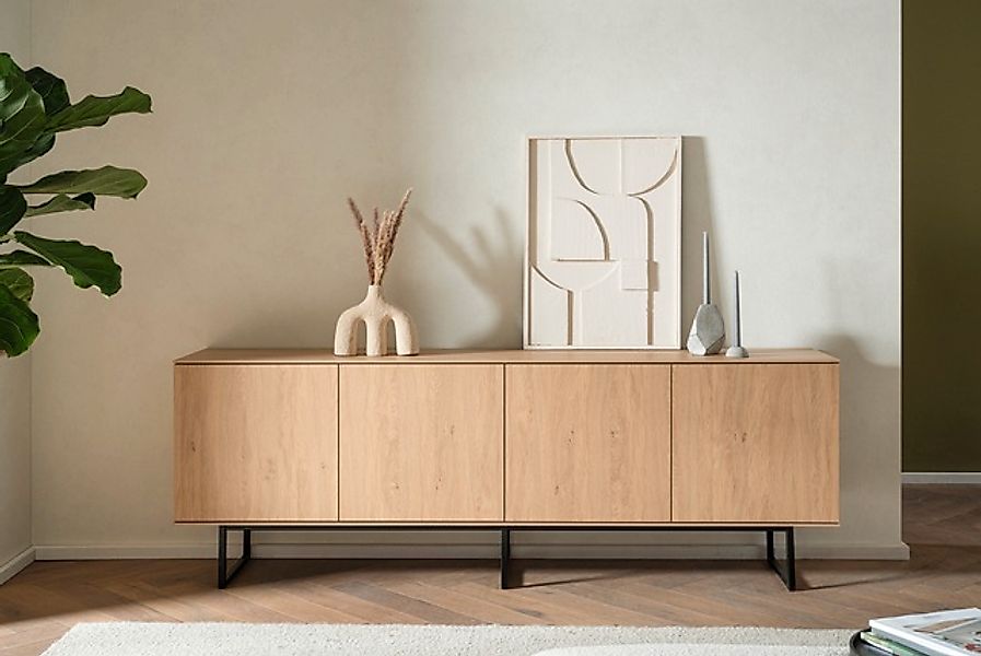 Home affaire Lowboard »Lund, moderner TV-Unterschrank, Kommode mit Kufenges günstig online kaufen