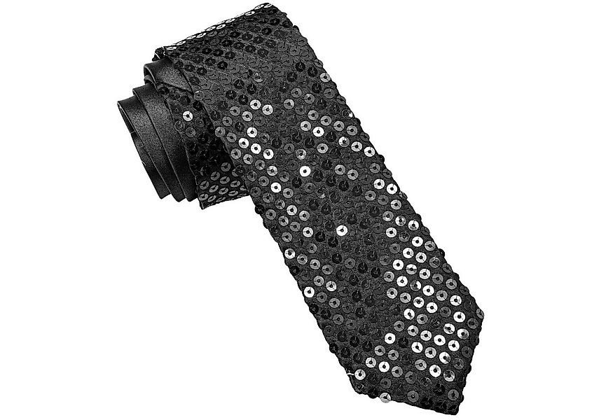 Widmann S.r.l. Kostüm Glitzer Pailletten Krawatte zum Show Kostüm, Sch günstig online kaufen