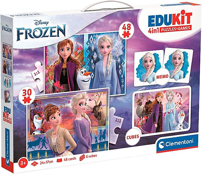 Clementoni® Puzzle Edukit, 4n1, Frozen 2, günstig online kaufen