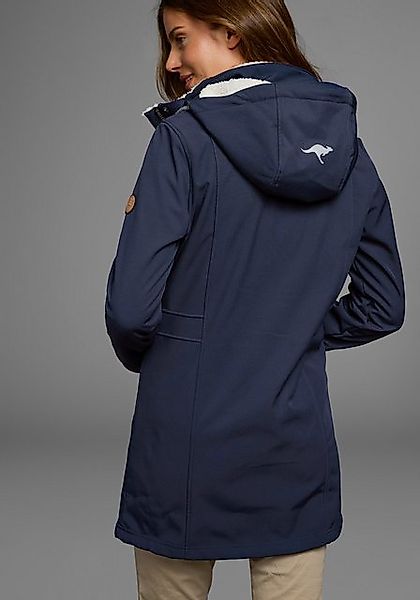 KangaROOS Softshelljacke figurbetonte Passform, normaler Schnitt, mit abneh günstig online kaufen