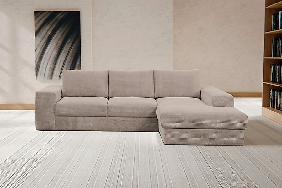 WERK2 Ecksofa »Rozzana Design Ecksofa mit hohem Komfort, zeitlos & elegant, günstig online kaufen