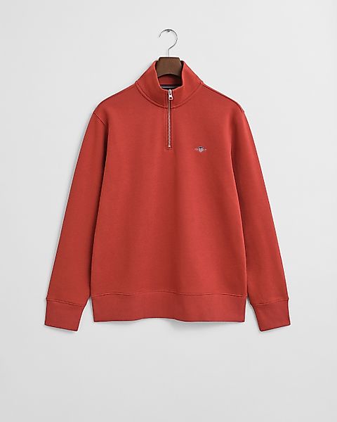Gant Sweatshirt "REG SHIELD HALF ZIP SWEAT", mit Logostickerei auf der Brus günstig online kaufen