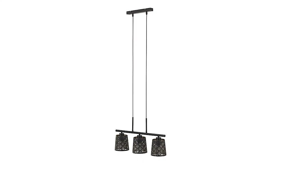KHG Pendelleuchte  Grid ¦ schwarz ¦ Maße (cm): B: 53 H: 150 T: 13.0 Lampen günstig online kaufen