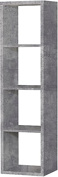 FORTE Standregal "Mauro, FSC-zertifiziert" Fachgröße 33x33cm, 4 Fächer günstig online kaufen