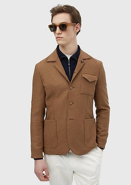 RAMSEY Winterjacke Buff Plain Shirt Shoulder Slim Fit Jacke aus Wollmischun günstig online kaufen
