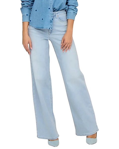 ONLY Weite Jeans Moderner Wide-Leg-Style Jeans günstig online kaufen