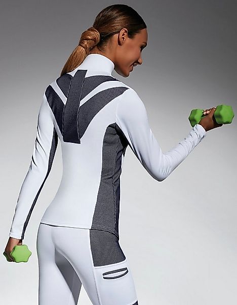 Bas Bleu Laufjacke Sport Jacke, Langarm Sportjacke Fitness Running Training günstig online kaufen