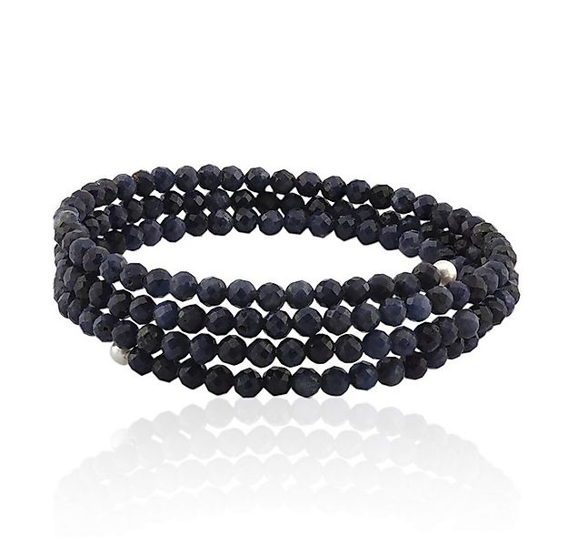 Cavill Perlenarmband Cavill Edelstahl Armband mit 48,7 ct blauen Saphiren & günstig online kaufen