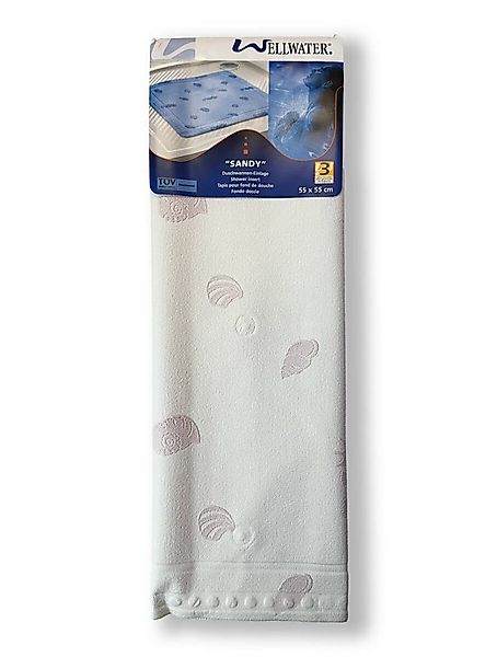 Wellwater Duschmatte Sandy, Saugnäpfe, Rutschhemmend, mit Saugnäpfen, Rutsc günstig online kaufen