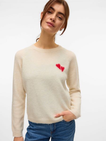 Vero Moda Strickpullover VMBAM LS O-NECK günstig online kaufen