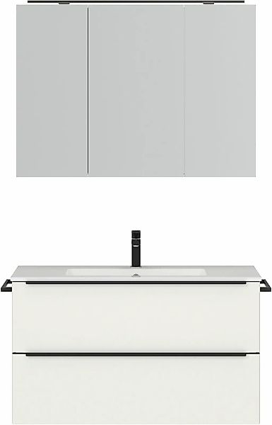 nobilia Badmöbel-Set "Levere" vormontiert, mit Soft-Close, 2 Stk. tlg. günstig online kaufen