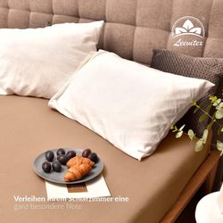 leevitex® Spannbettlaken Spannbettlaken Boxspringbett & Wasserbett günstig online kaufen