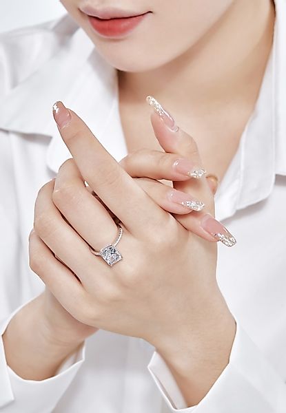 BRELLATO Silberring Damen Cocktailring Cubic Zirconia günstig online kaufen