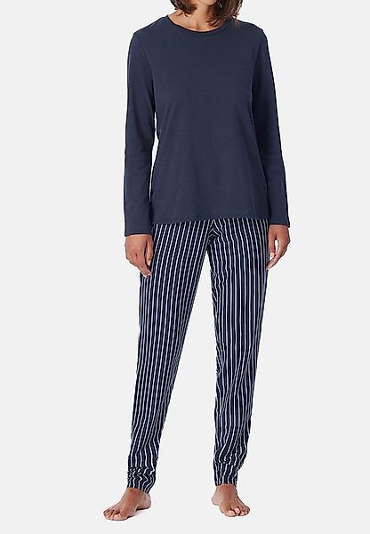 uncover by SCHIESSER Pyjama Basic (Set, 2 tlg) Schlafanzug - Baumwolle - At günstig online kaufen