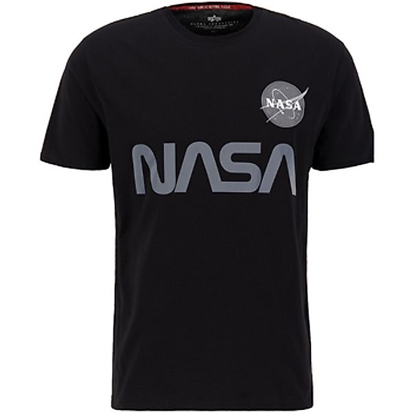 Alpha  T-Shirt NASA Reflective T - black günstig online kaufen