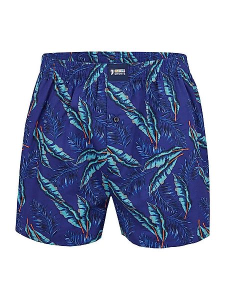 HAPPY SHORTS Boxer Motives Tropical Leaves American Boxershort Baumwolle Tr günstig online kaufen