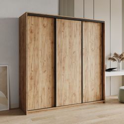 Masseno Schwebetürenschrank NISSE Kleiderschrank mit Schubladen günstig online kaufen