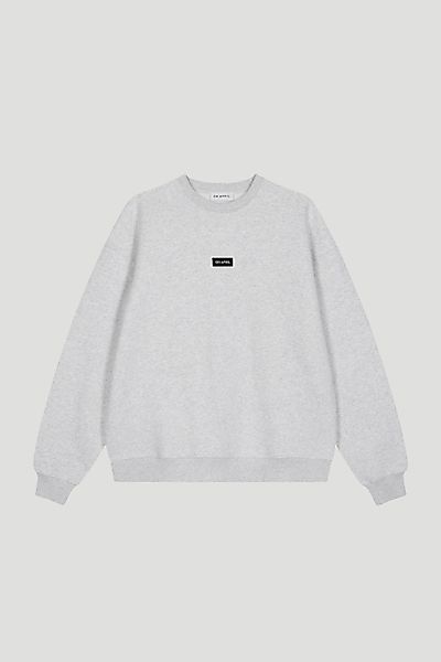OH APRIL Rundhalspullover Oversized Sweater Grey günstig online kaufen