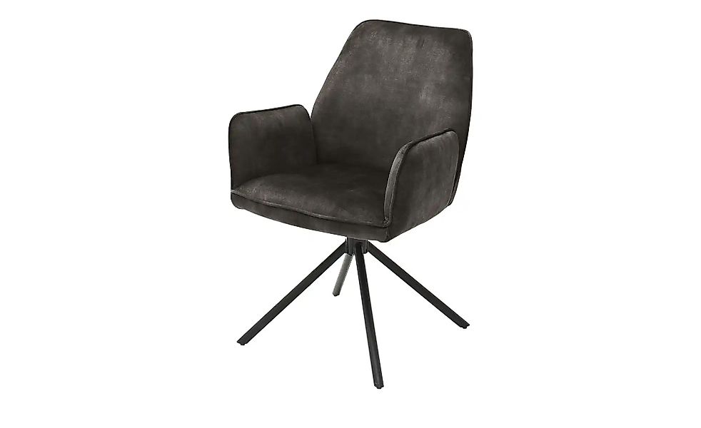 uno Esszimmerstuhl  drehbar Ramina ¦ grau ¦ Maße (cm): B: 60 H: 89 T: 64.0 günstig online kaufen