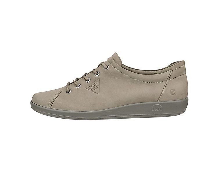 Ecco Soft 2.0 Tie (leichte und flexible Sohle) grau Damen Sneaker günstig online kaufen