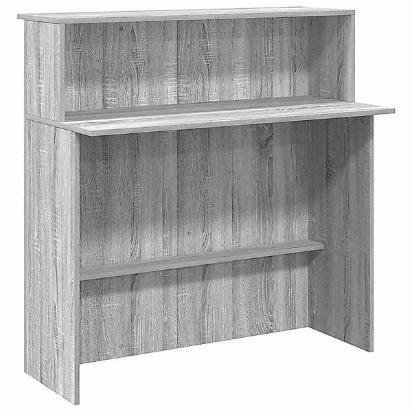 vidaXL Schreibtisch Empfangstheke Grau Sonoma 100x50x103,5 günstig online kaufen