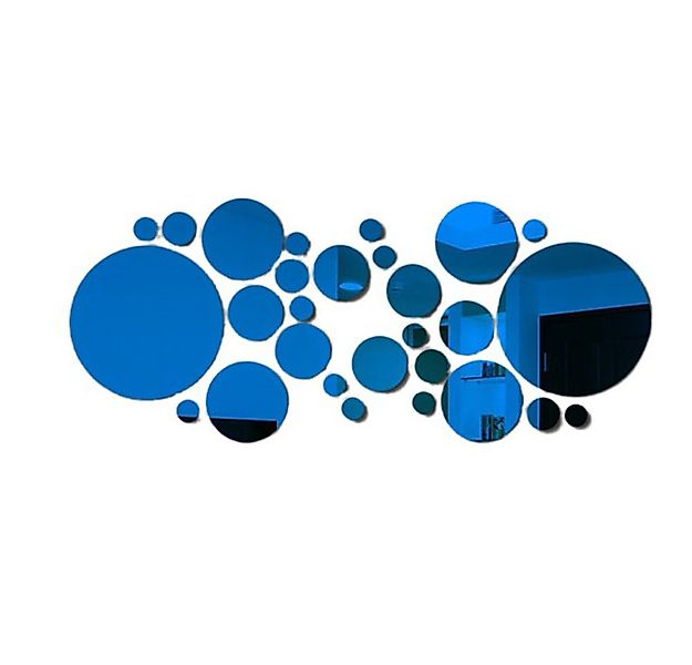 Kaket 3D-Wandtattoo 32 Stück Spiegel Wandaufkleber,Selbstklebend Wandspiege günstig online kaufen