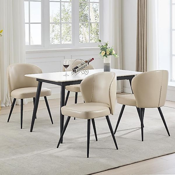 GarveeMore Esszimmerstuhl aus PU-Leder,moderne Esszimmer und günstig online kaufen