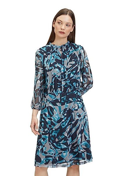 Betty&Co Sommerkleid Betty & Co Freizeitkleid mit 3/4 Arm Raffung günstig online kaufen