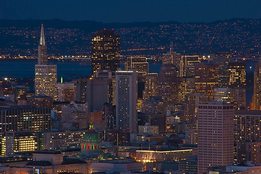 queence Acrylglasbild "Stadt" Elemente der Architektur  Gebäude  Himmel  Sk günstig online kaufen