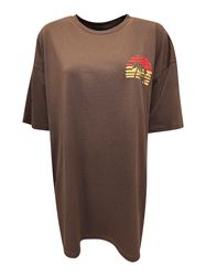 Worldclassca T-Shirt Worldclassca Oversized Print SUNSET günstig online kaufen