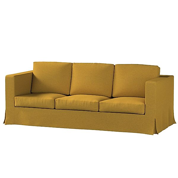 Bezug für Karlanda 3-Sitzer Sofa nicht ausklappbar, lang, gelb, Bezug für S günstig online kaufen