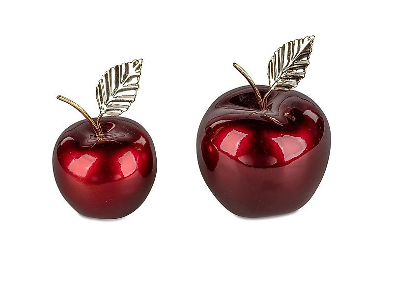 formano Skulptur Winterzeit, Farbe: Rot, Motiv: Apfel günstig online kaufen