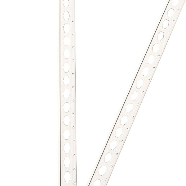 ProfileXXL Eckschutzprofil 2,5m x 25mm x 25mm Starr PVC Weiß Trockenbau günstig online kaufen