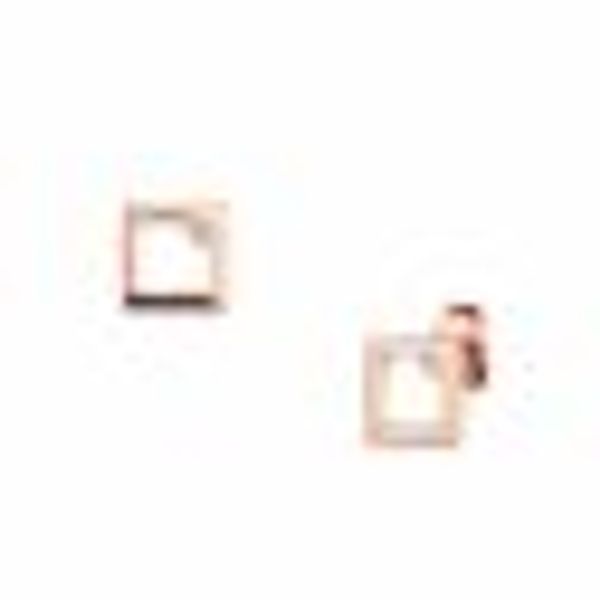 Ohrstecker 925 Sterling Silber rosé vergoldet Rechteck Zirkonia günstig online kaufen