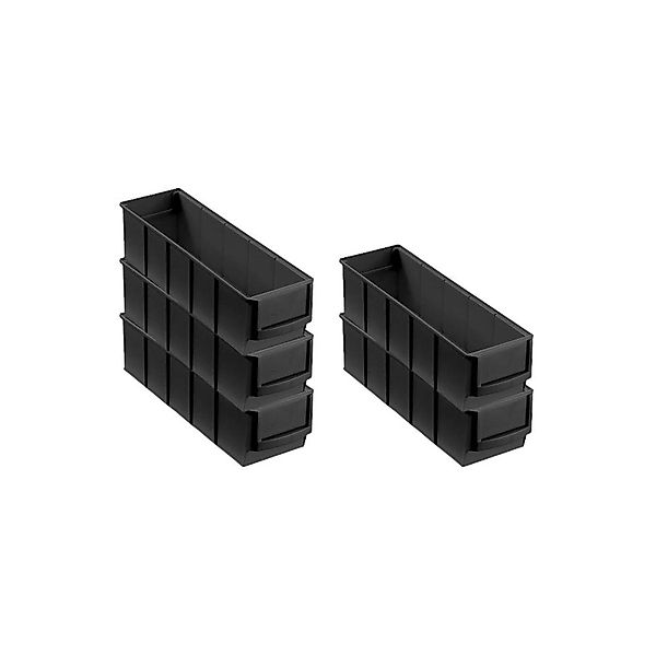 PROREGAL SparSet 5x Leitfähige Industriebox 300 S HxBxT 8,1 x 9,1 x 30 cm 1 günstig online kaufen