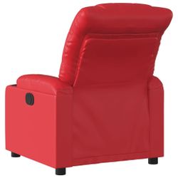 vidaXL Sessel Relaxsessel Rot Kunstleder (1-St) günstig online kaufen