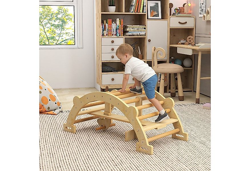 AIYAPLAY Klettergerüst, (2 in 1 Kletterbogen, 1-St., Kletterspielzeug aus H günstig online kaufen