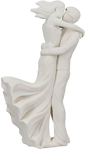 GILDE Dekofigur Figur Paar Couple in the wind weiß H. 30,5 cm (1 St) günstig online kaufen