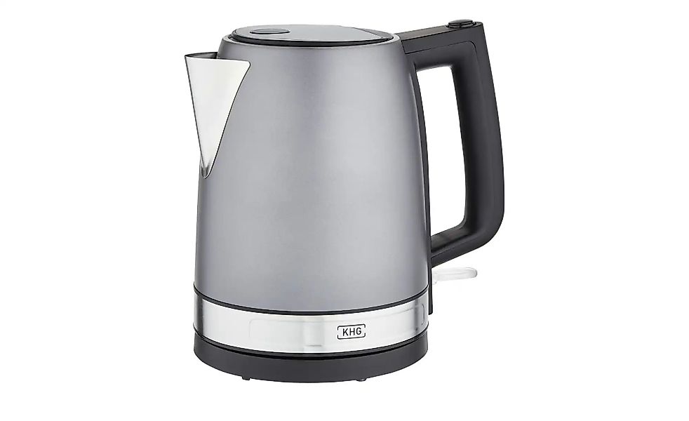 KHG Wasserkocher  WK-1701 (GE) ¦ grau ¦ Metall lackiert,Edelstahl,Kunststof günstig online kaufen