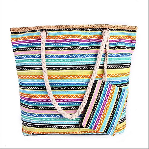 Coonoor Strandtasche Badetasche Familie Strandtasche Damen mit Reißverschlu günstig online kaufen