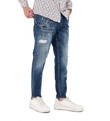 Denim Distriqt Skinny-fit-Jeans Destroyed Herren Jeans günstig online kaufen