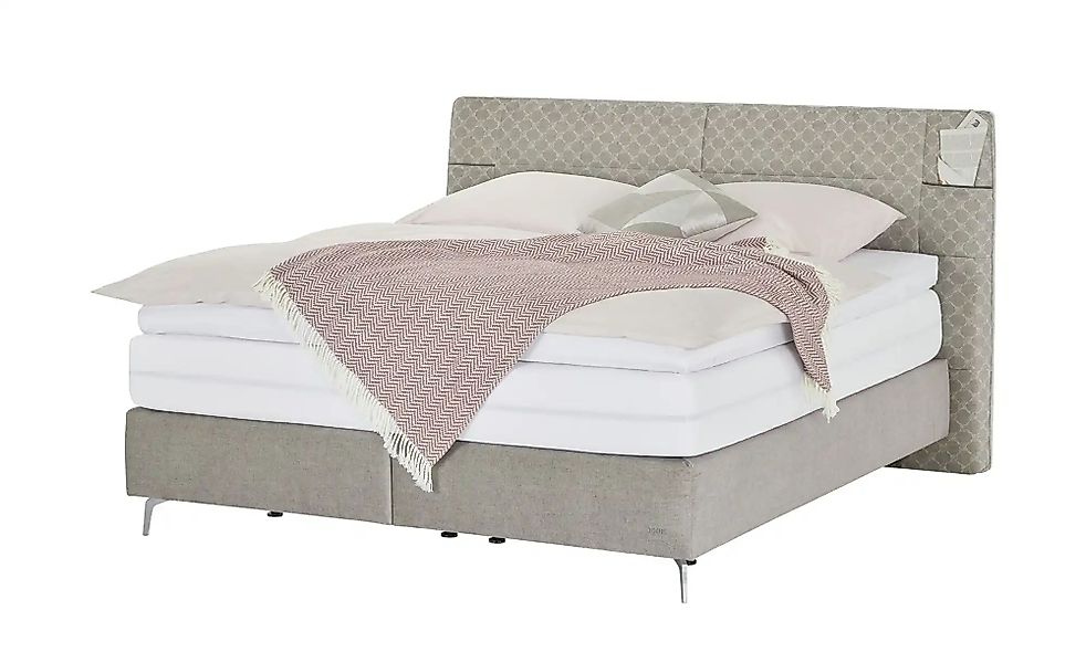 JOOP! Boxspringbett  Bags ¦ grau ¦ Maße (cm): B: 222 H: 120 Betten > Boxspr günstig online kaufen