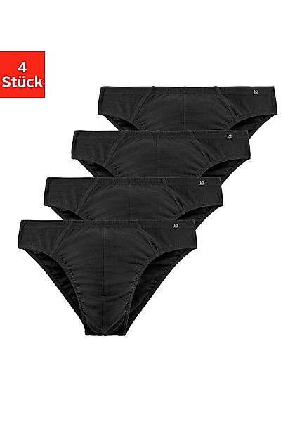 le jogger Slip Packung, 4 Stk. tlg., schmaler Bund mit Markenlabel günstig online kaufen
